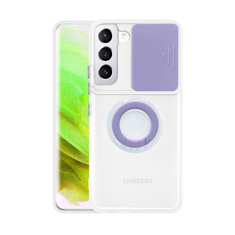 For Samsung GalaxyGalaxy A14 5G Sliding Camshield TPU Phone Case with Ring Holder