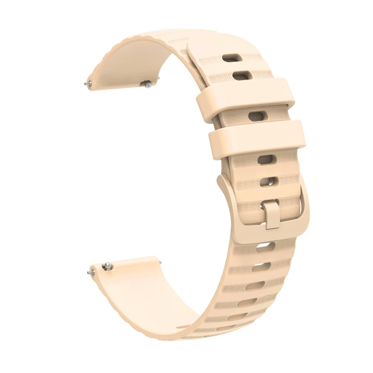 For Amazfit GTS 2 20mm Wavy Dot Pattern Solid Color Silicone Watch Band