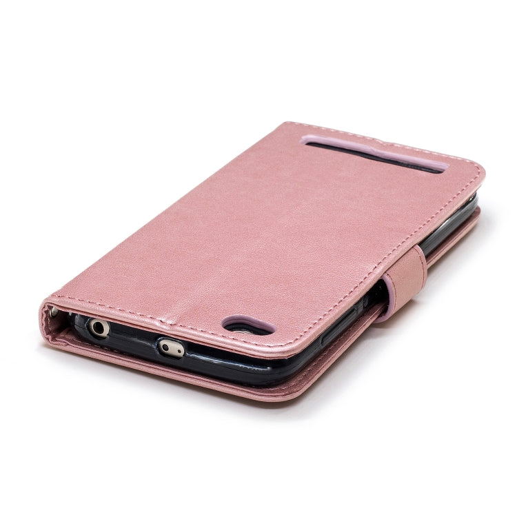 Plum Blossom Pattern Diamond Encrusted Leather Case for Xiaomi Redmi 5A , with Holder & Card Slots