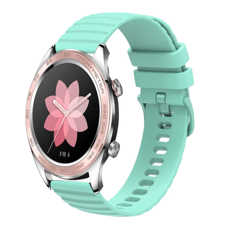 For Honor Watch Dream 22mm Wavy Dot Pattern Solid Color Silicone Watch Band