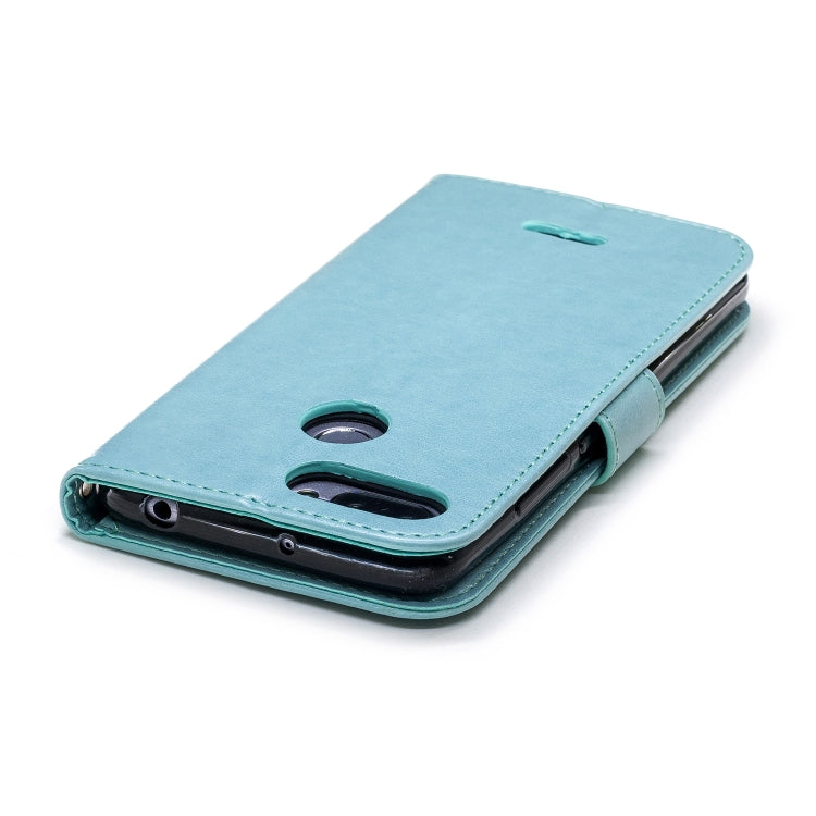 Plum Blossom Pattern Diamond Encrusted Leather Case for Xiaomi Redmi 6 ,with Holder & Card Slots