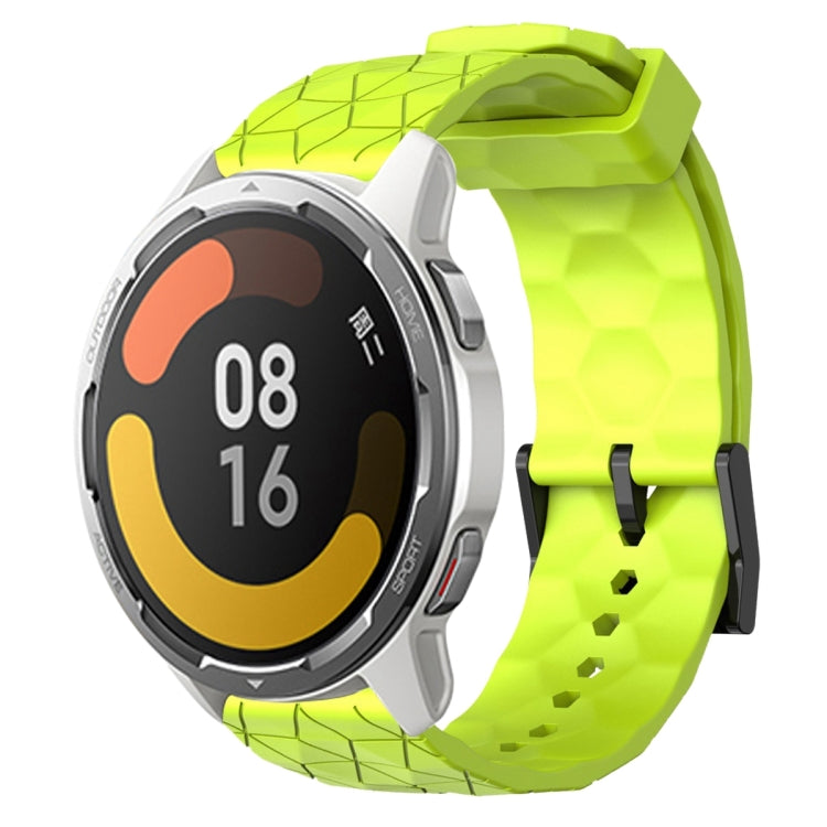 For Xiaomi MI Watch Color 2 22mm Football Pattern Solid Color Silicone Watch Band