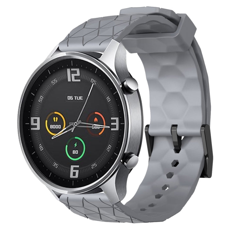 For Xiaomi MI Watch Color 22mm Football Pattern Solid Color Silicone Watch Band