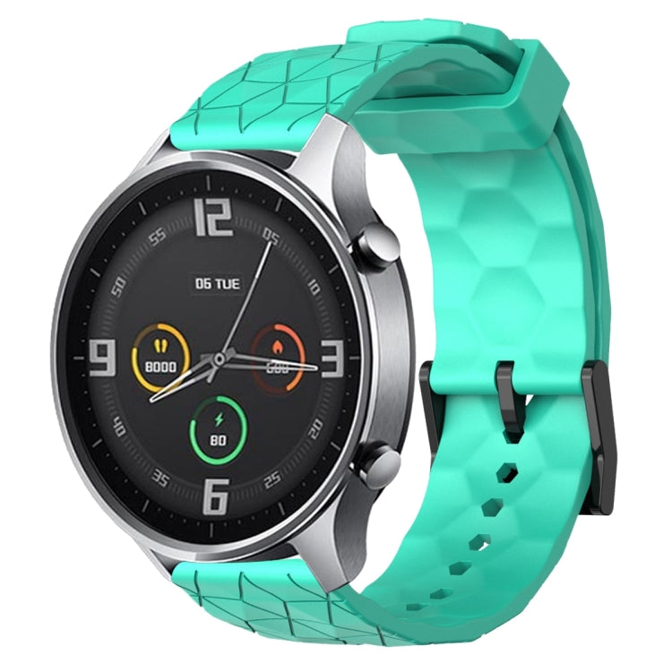 For Xiaomi MI Watch Color 22mm Football Pattern Solid Color Silicone Watch Band