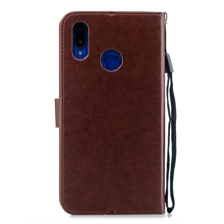 Plum Blossom Pattern Diamond Encrusted Leather Case for HUAWEI Nova3 ,with Holder & Card Slots