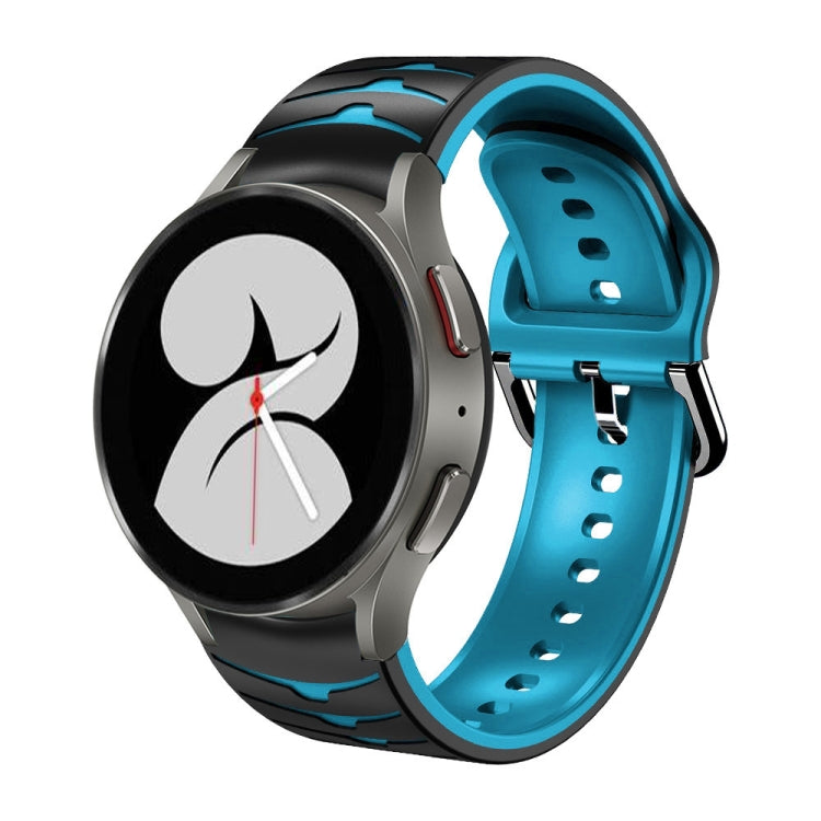 For Samsung Galaxy Watch 4 40mm Curved Texture Silicone Watch Band