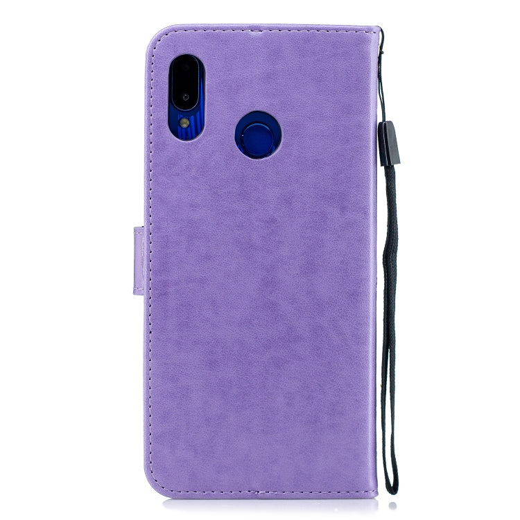 Plum Blossom Pattern Diamond Encrusted Leather Case for HUAWEI Nova3i / P Smart+ , with Holder & Card Slots