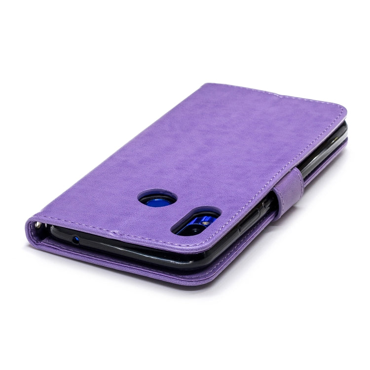 Plum Blossom Pattern Diamond Encrusted Leather Case for HUAWEI Nova3i / P Smart+ , with Holder & Card Slots