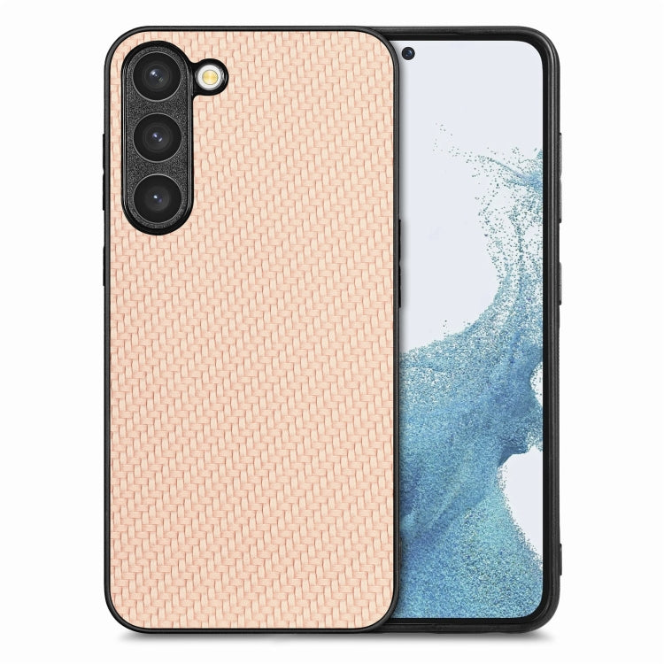 For Samsung Galaxy S23+ 5G Carbon Fiber Texture Leather Back Cover Phone Case
