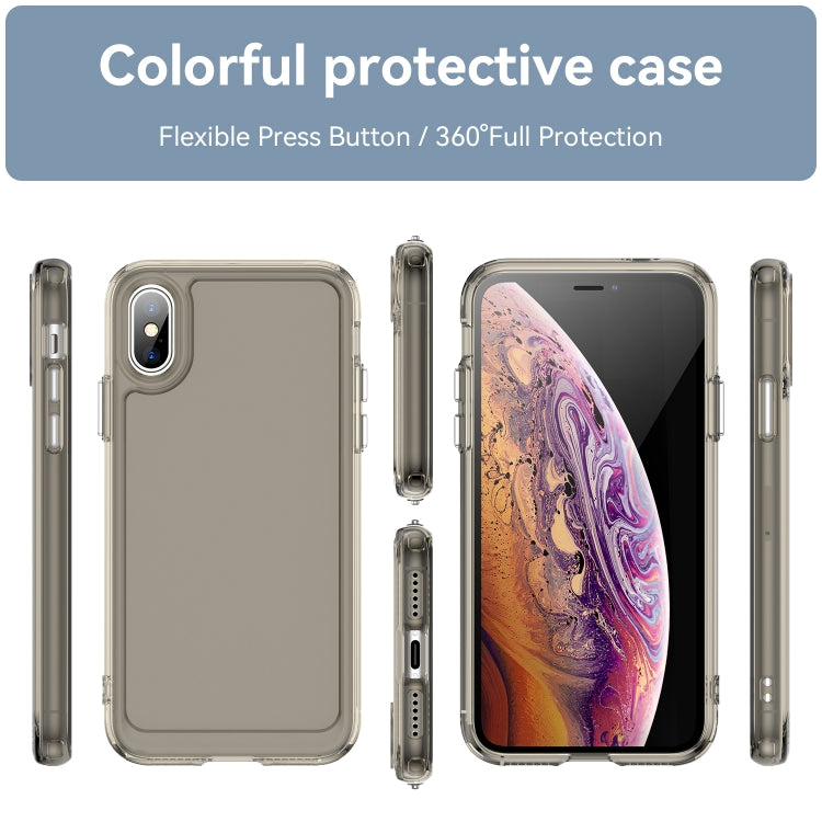 For iPhone XS Max Candy Series TPU Phone Case