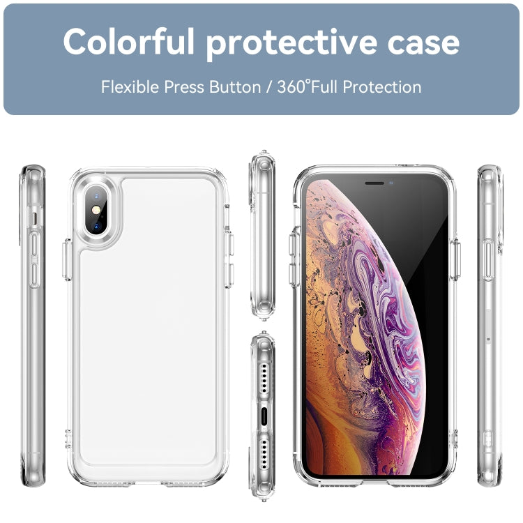 For iPhone XS Max Candy Series TPU Phone Case