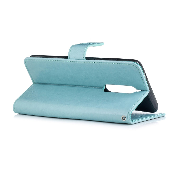 Plum Blossom Pattern Diamond Encrusted Leather Case for Nokia 5.1 ,with Holder & Card Slots