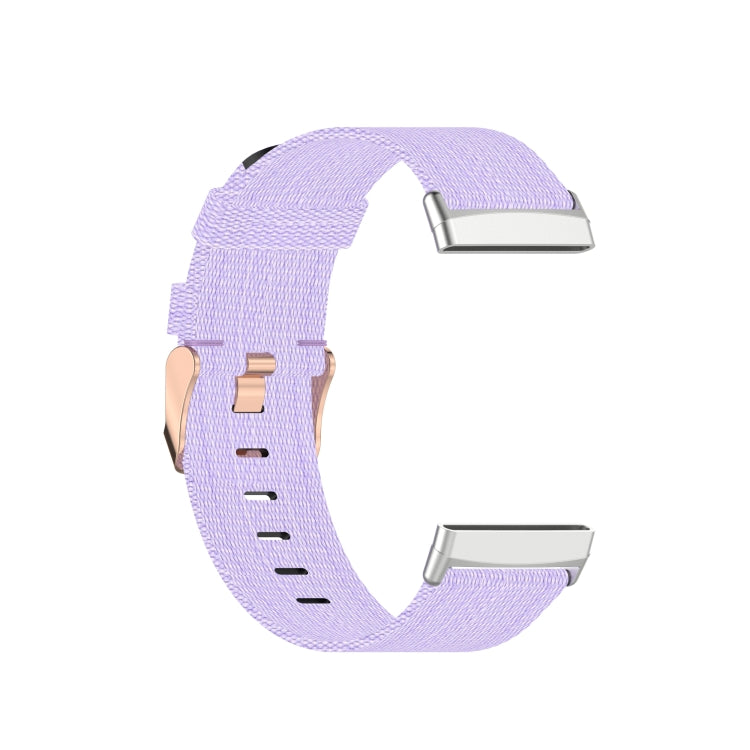 For Fitbit Versa 3 Nylon Weave Canvas Watch Band