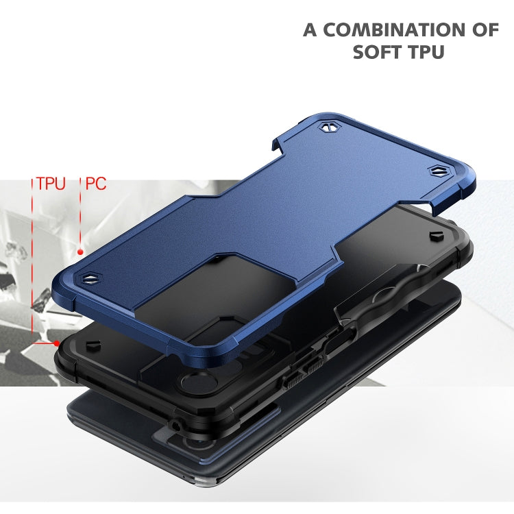 For vivo Y76 Non-slip Shockproof Armor Phone Case