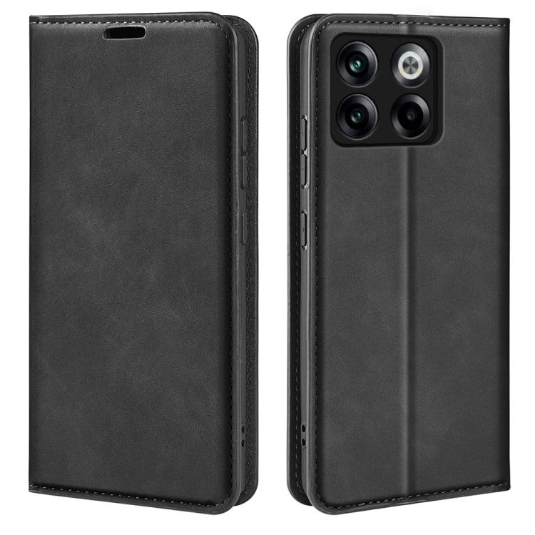 For OnePlus Ace Pro Retro-skin Magnetic Suction Leather Phone Case