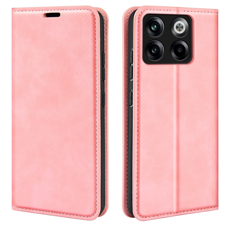 For OnePlus Ace Pro Retro-skin Magnetic Suction Leather Phone Case