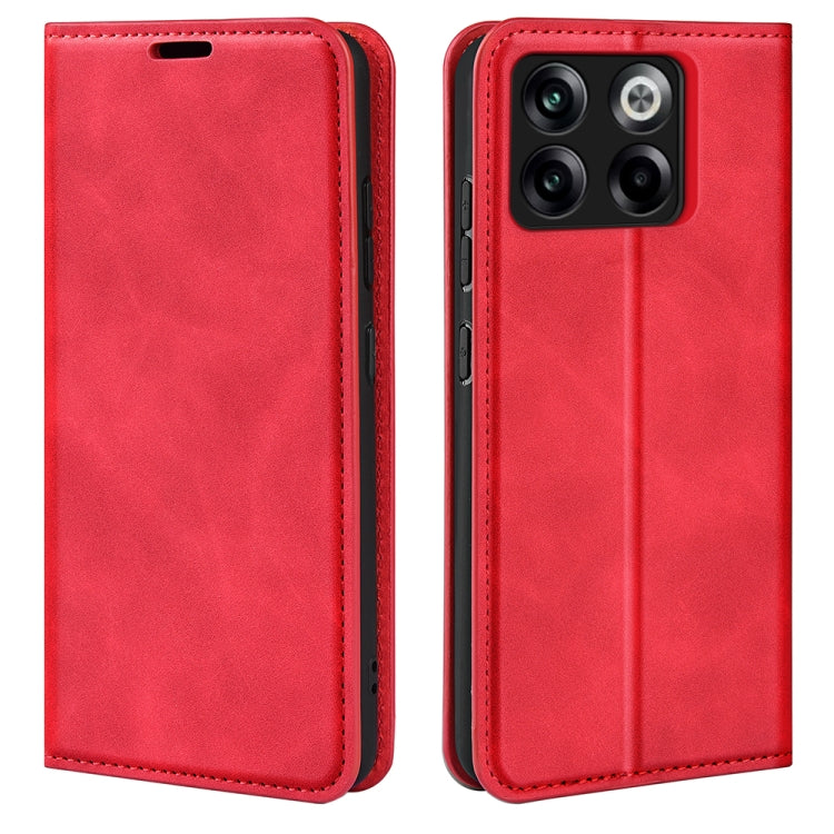 For OnePlus Ace Pro Retro-skin Magnetic Suction Leather Phone Case