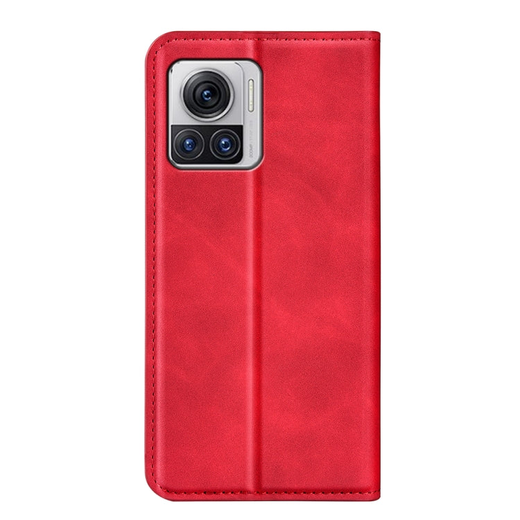 For Motorola Moto X30 Pro Retro-skin Magnetic Suction Leather Phone Case