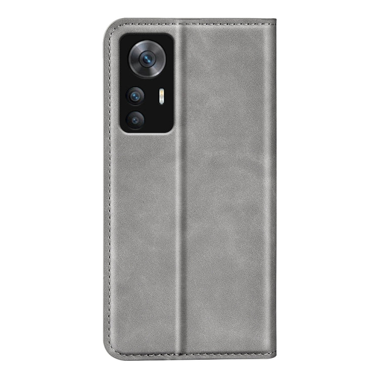 For Xiaomi 12T / 12T Pro / Redmi K50 Ultra Retro-skin Magnetic Suction Leather Phone Case