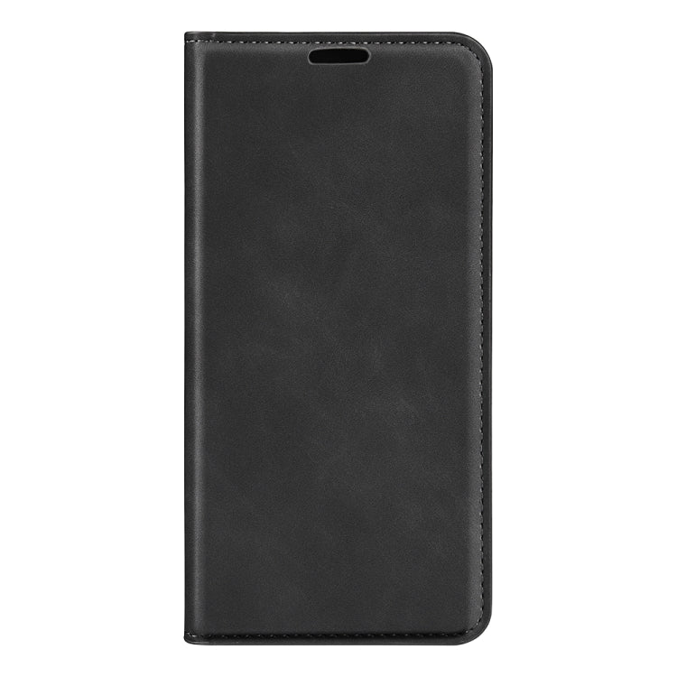 For Samsung Galaxy A04 Retro-skin Magnetic Suction Leather Phone Case