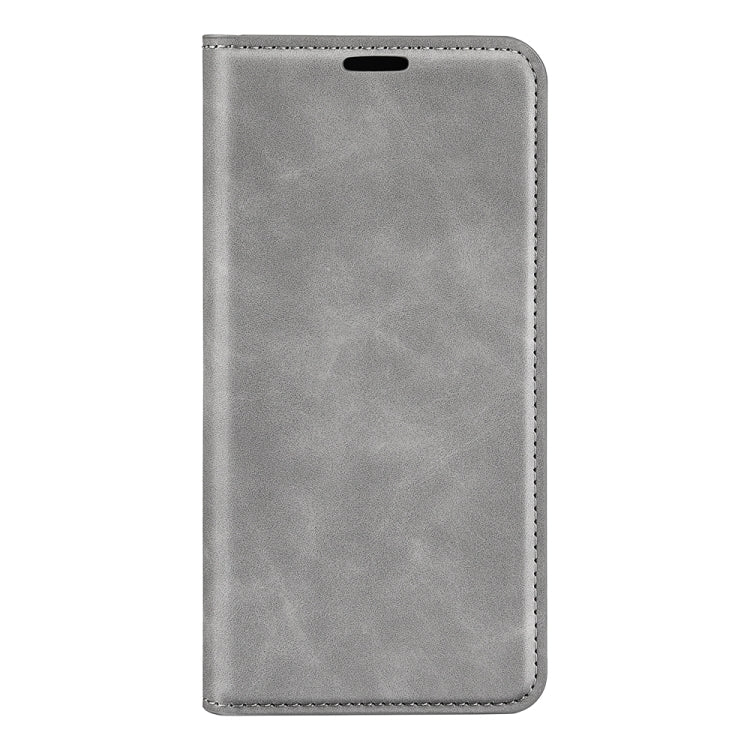 For Samsung Galaxy A04 Retro-skin Magnetic Suction Leather Phone Case