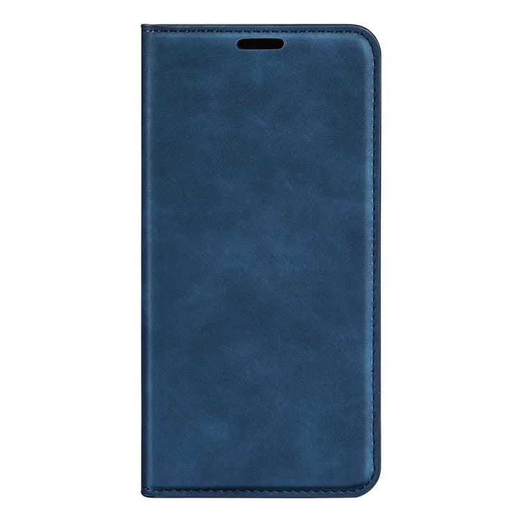 For Samsung Galaxy A04 Retro-skin Magnetic Suction Leather Phone Case