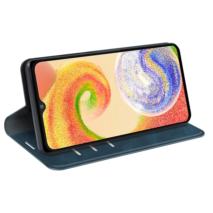 For Samsung Galaxy A04 Retro-skin Magnetic Suction Leather Phone Case