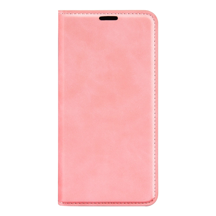 For Samsung Galaxy A04 Retro-skin Magnetic Suction Leather Phone Case