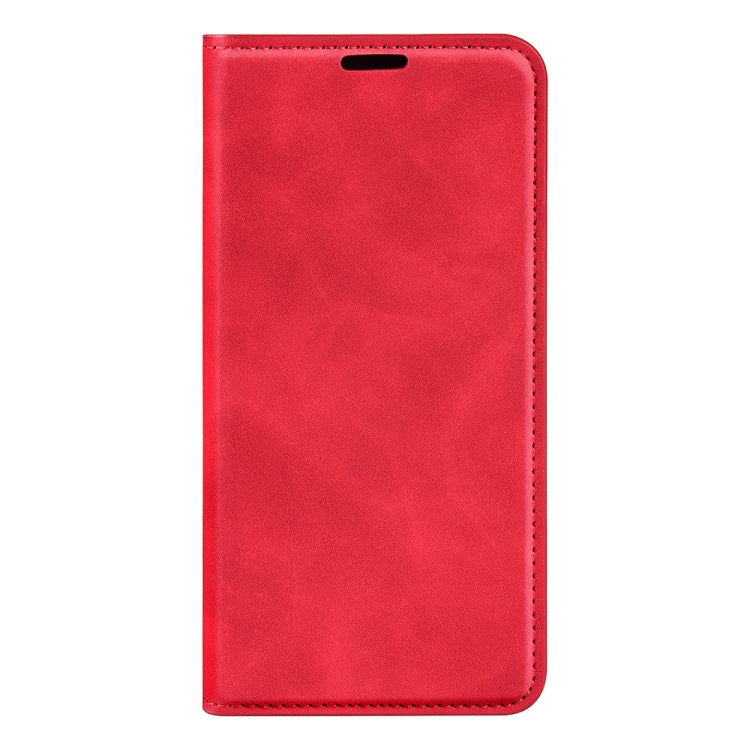 For Samsung Galaxy A04 Retro-skin Magnetic Suction Leather Phone Case