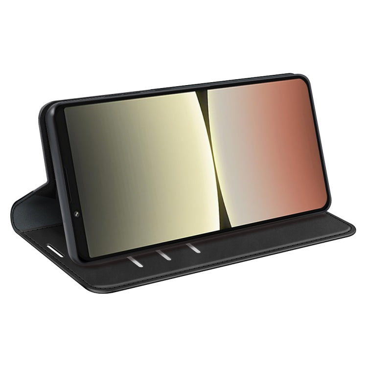 For Sony Xperia 5 IV Retro-skin Magnetic Suction Leather Phone Case