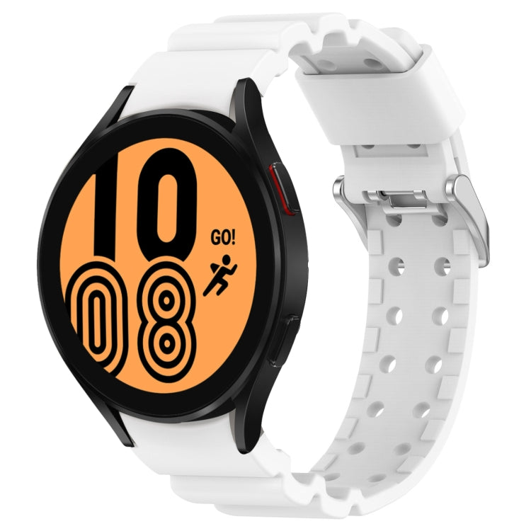 For Samsung Galaxy Watch4 40mm Armor Pure Color Silicone Watch Band