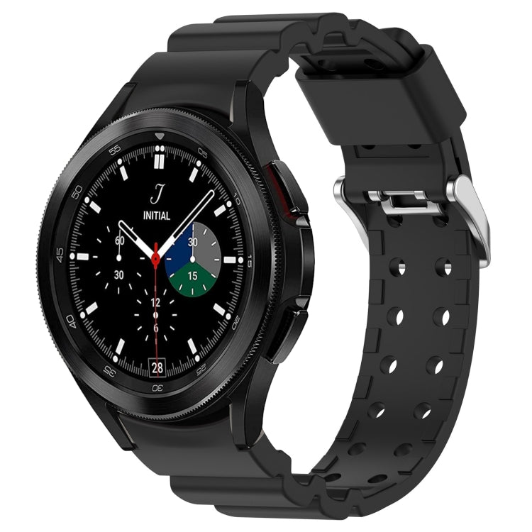 For Samsung  Galaxy Watch4 Classic 42mm Armor Pure Color Silicone Watch Band