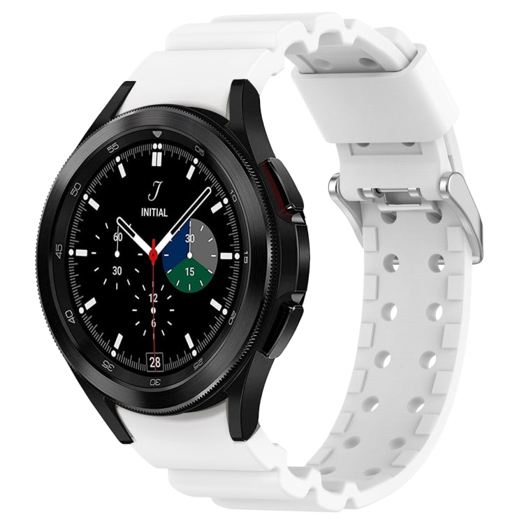 For Samsung  Galaxy Watch4 Classic 46mm Armor Pure Color Silicone Watch Band