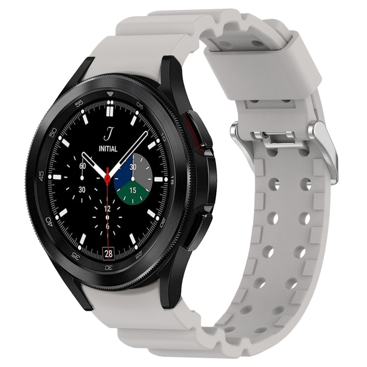 For Samsung  Galaxy Watch4 Classic 46mm Armor Pure Color Silicone Watch Band