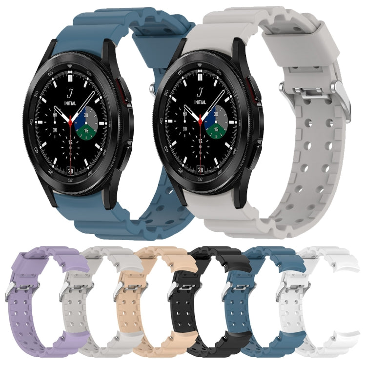 For Samsung  Galaxy Watch4 Classic 46mm Armor Pure Color Silicone Watch Band