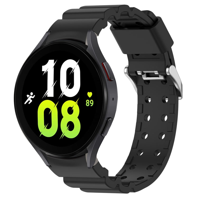 For Samsung Galaxy Watch5 44mm Armor Silicone Watch Band + Protective Case
