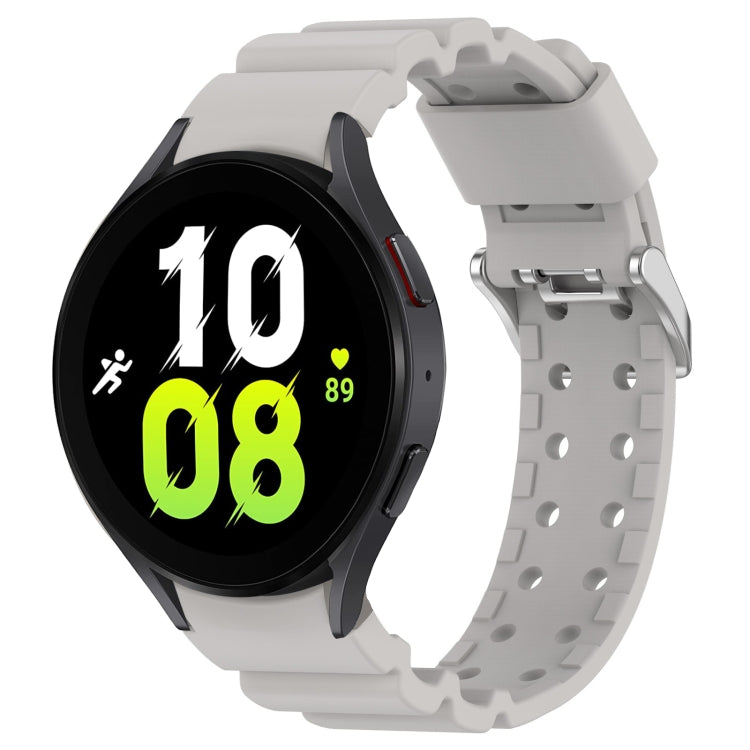 For Samsung Galaxy Watch5 44mm Armor Silicone Watch Band + Protective Case