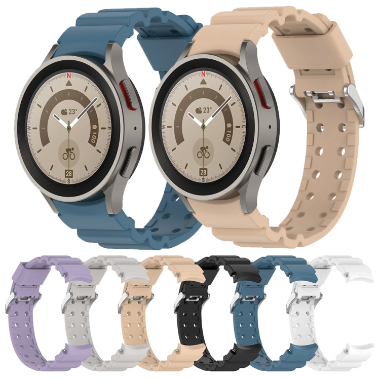 For Samsung Galaxy Watch5 40mm Armor Silicone Watch Band + Protective Case