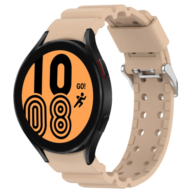 For Samsung Galaxy Watch4 44mm Armor Silicone Watch Band + Protective Case