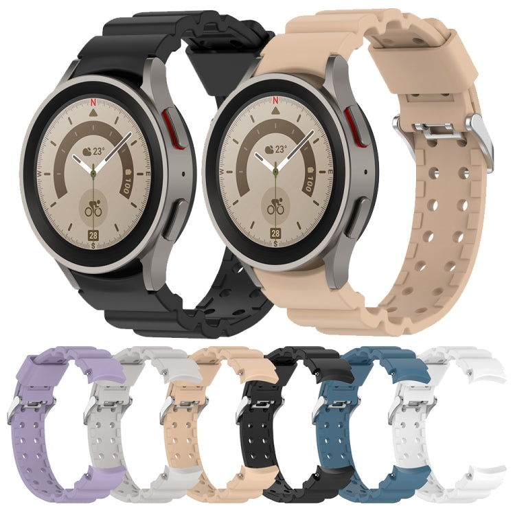 For Samsung Galaxy Watch4 44mm Armor Silicone Watch Band + Protective Case