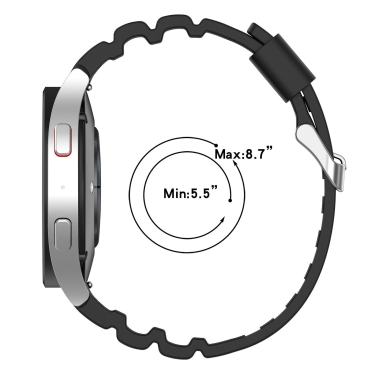 For Samsung Galaxy Watch3 41mm Armor Silicone Watch Band + Protective Case