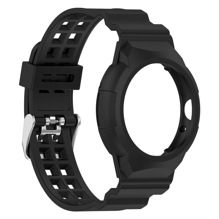 For Google Pixel Watch Integrated Fully Enclosed Silicone Watch Band