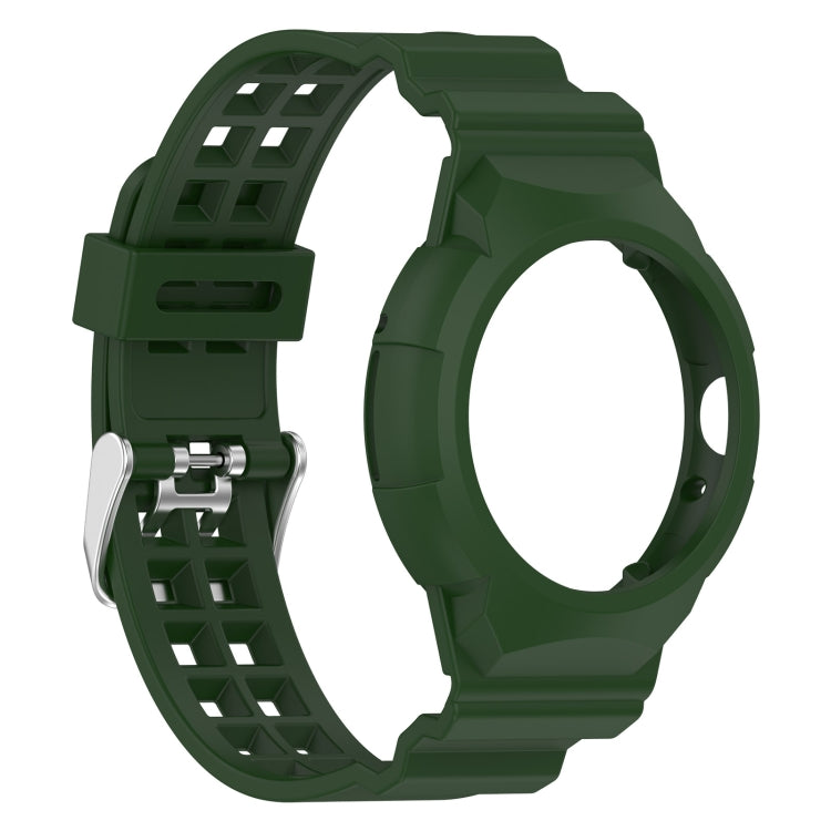 For Google Pixel Watch Integrated Fully Enclosed Silicone Watch Band