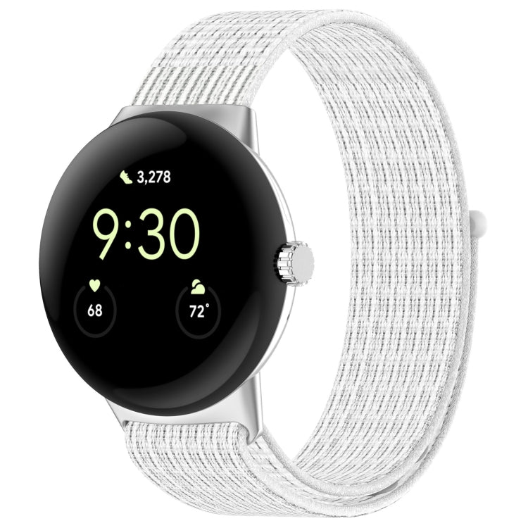 For Google Pixel Watch Nylon Weave Watch Band