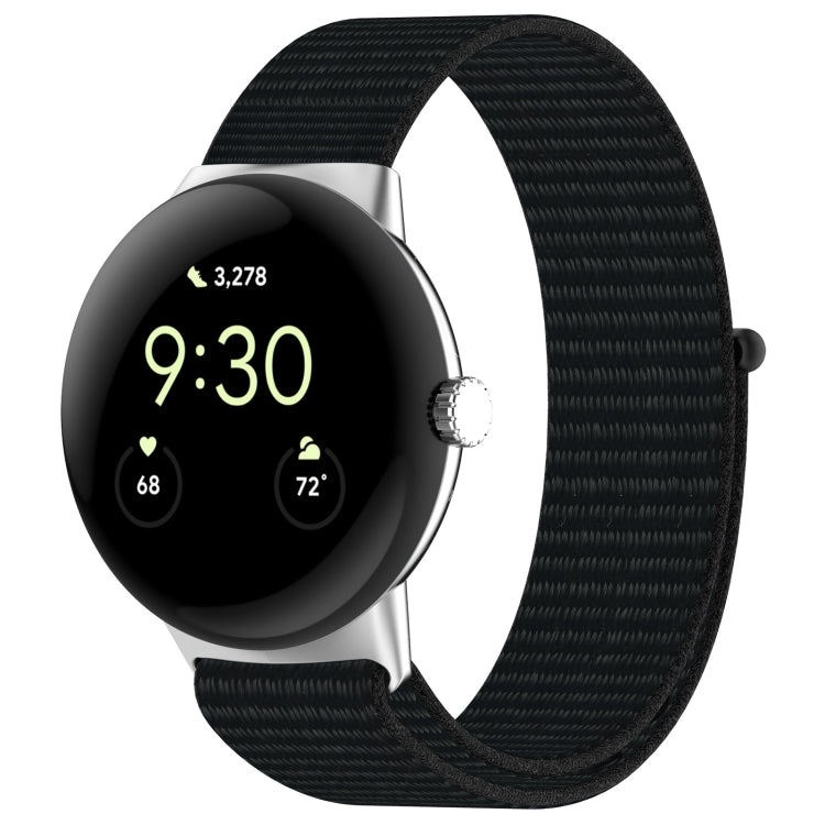 For Google Pixel Watch Nylon Weave Watch Band