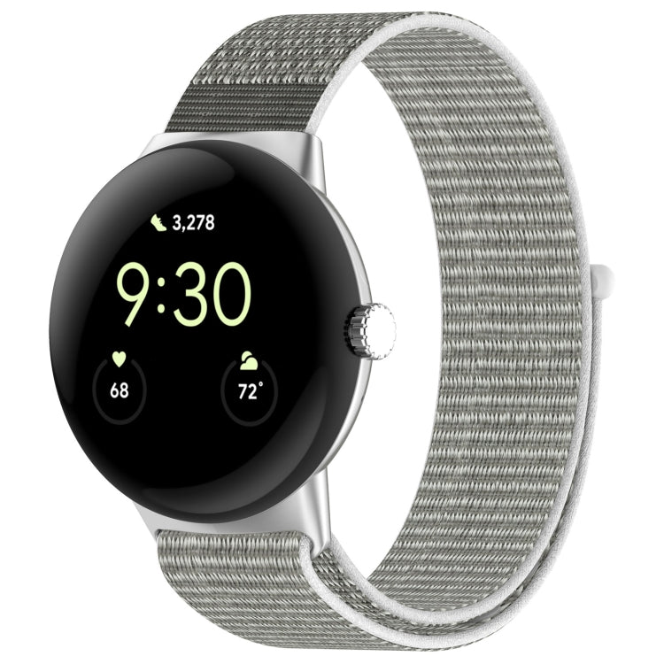 For Google Pixel Watch Nylon Weave Watch Band