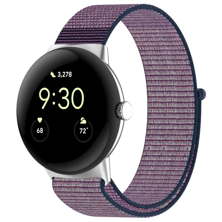 For Google Pixel Watch Nylon Weave Watch Band