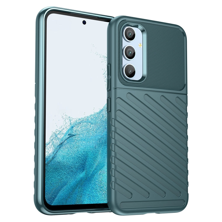 For Samsung Galaxy A54 5G Thunderbolt Shockproof TPU Protective Soft Phone Case(Green)