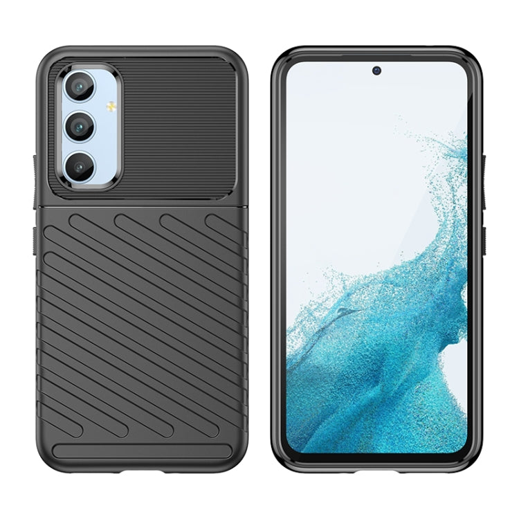 For Samsung Galaxy A54 5G Thunderbolt Shockproof TPU Protective Soft Phone Case(Green)