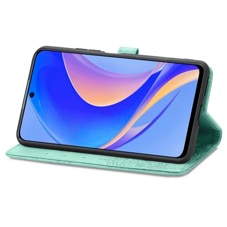 For Huawei Nova Y90 Mandala Flower Embossed Leather Phone Case